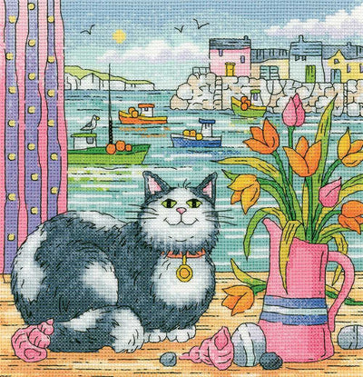 Harbour View  Cross Stitch Kit Heritage Crafts (Evenweave)