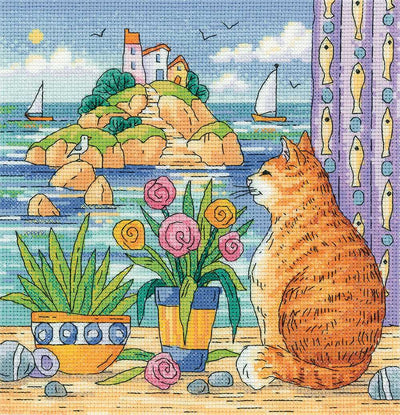 Island View  Cross Stitch Kit Heritage Crafts