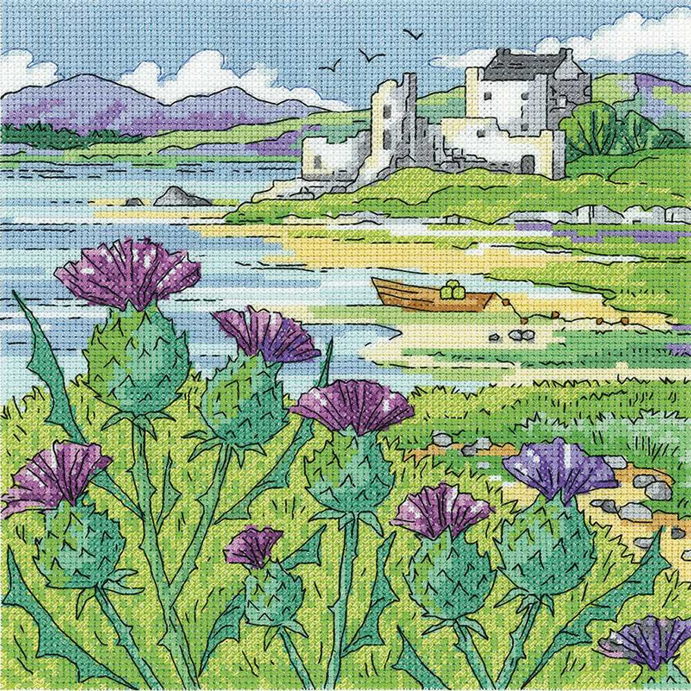 Thistle Shore Cross Stitch Kit Heritage Crafts