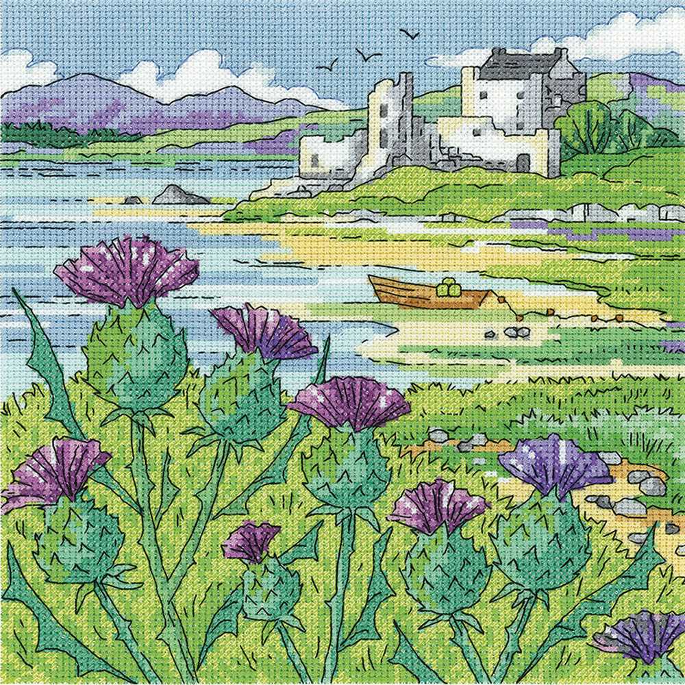 Thistle Shore  Cross Stitch Kit Heritage Crafts