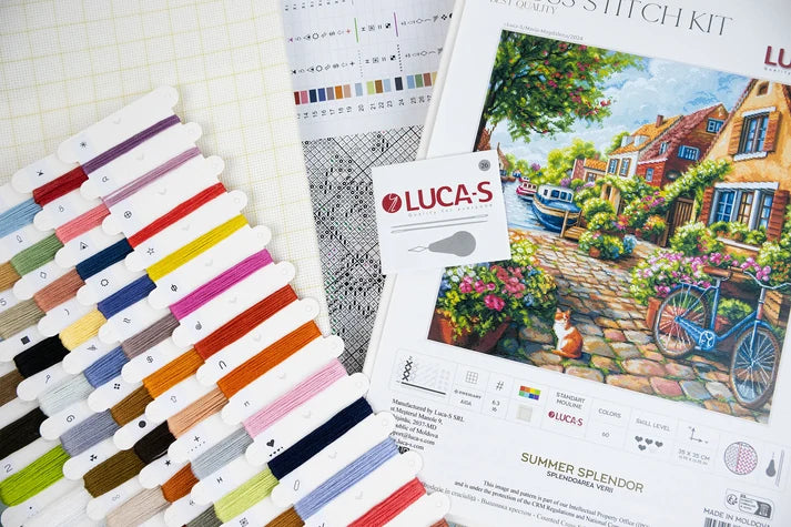 Summer Splendor Cross Stitch Kit ~ Luca S