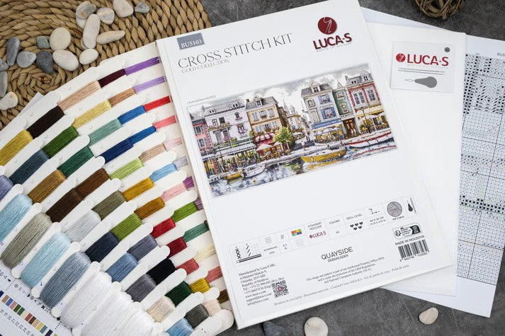 Quayside Cross Stitch Kit ~ Luca S GOLD