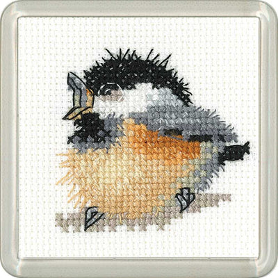 Blossom  Cross Stitch COASTER Kit Heritage Crafts