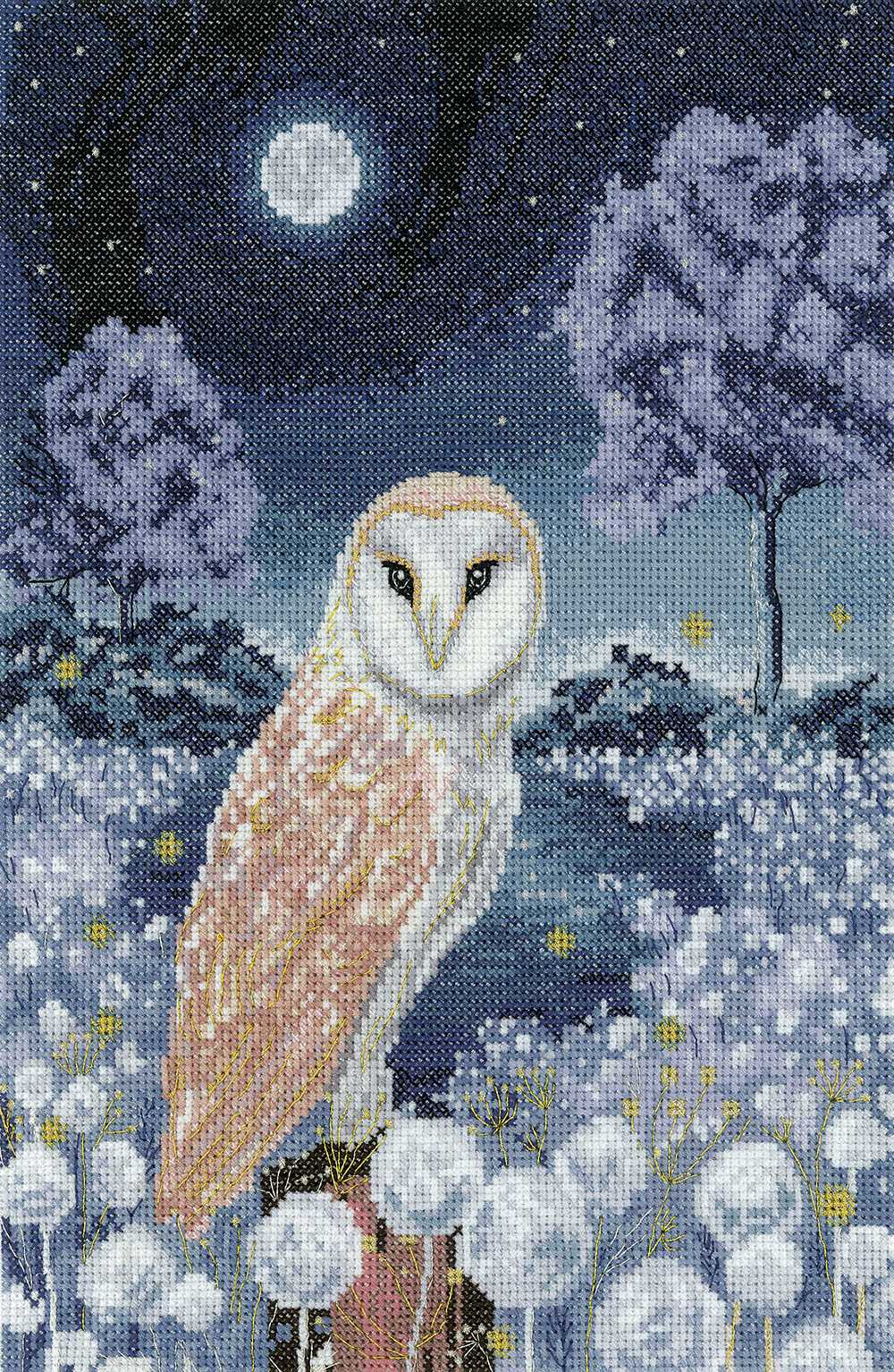 Into the Night Cross Stitch Heritage Crafts