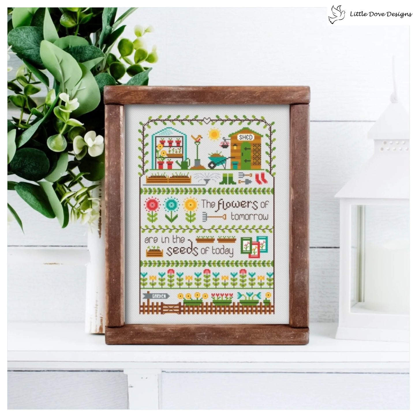 Little Dove Designs Cross Stitch Kit - The Flowers of Tomorrow