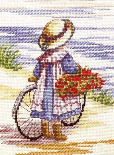 Flowers For Home - All Our Yesterdays Cross Stitch Kit SALE
