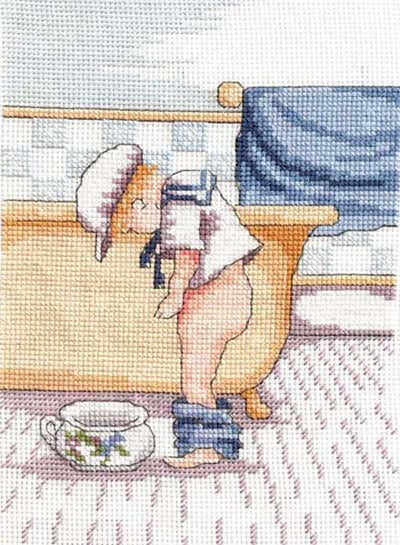 Gone Potty - All Our Yesterdays Cross Stitch Kit