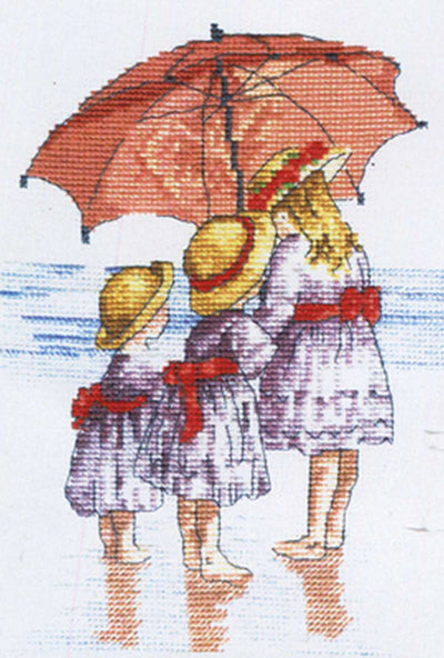 Three Girls - All Our Yesterdays Cross Stitch Kit SALE