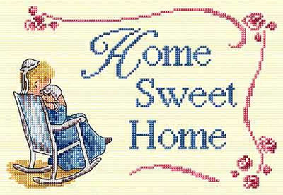 Home Sweet Home - All Our Yesterdays Cross Stitch Kit SALE