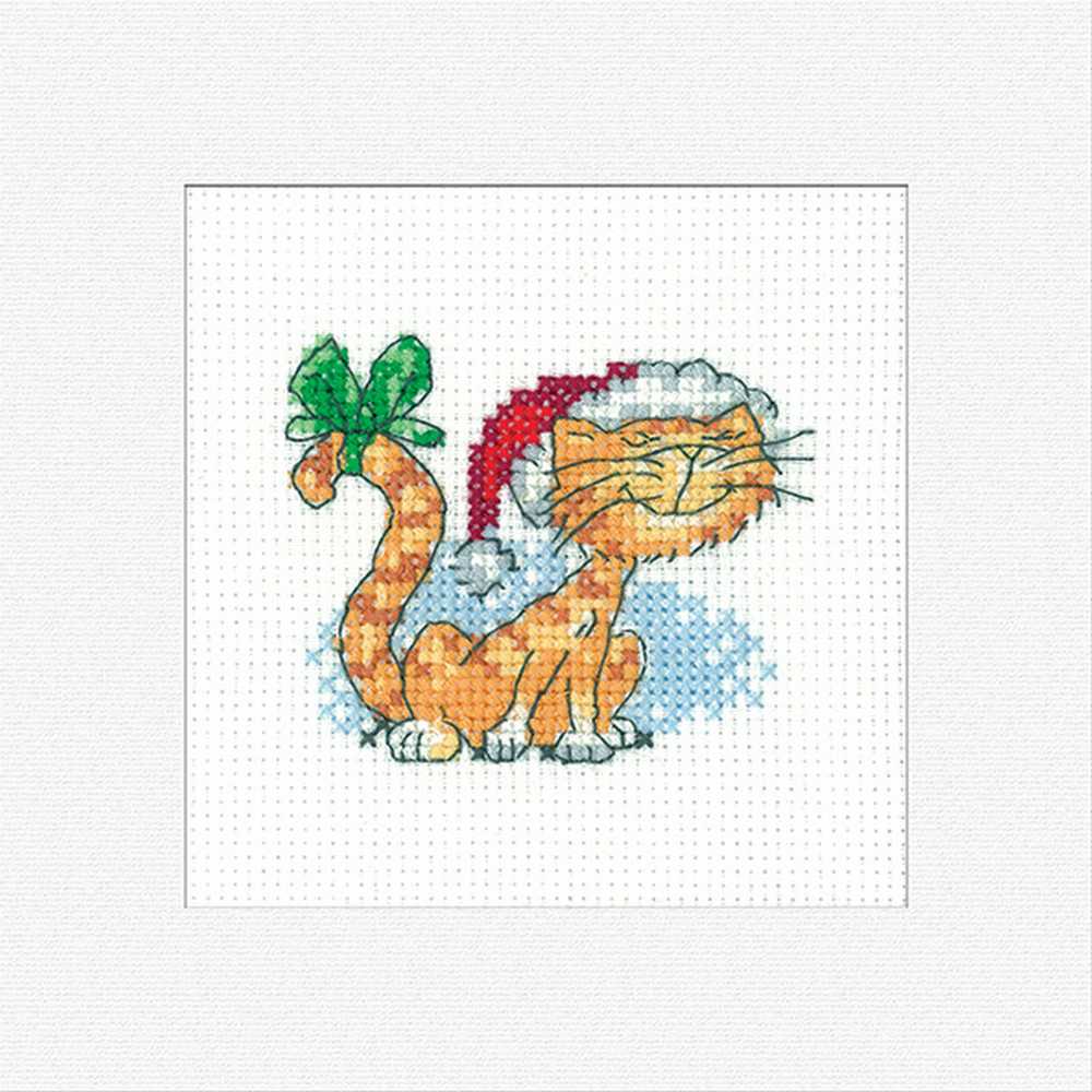Christmas Tigger Card Cross Stitch Heritage Crafts