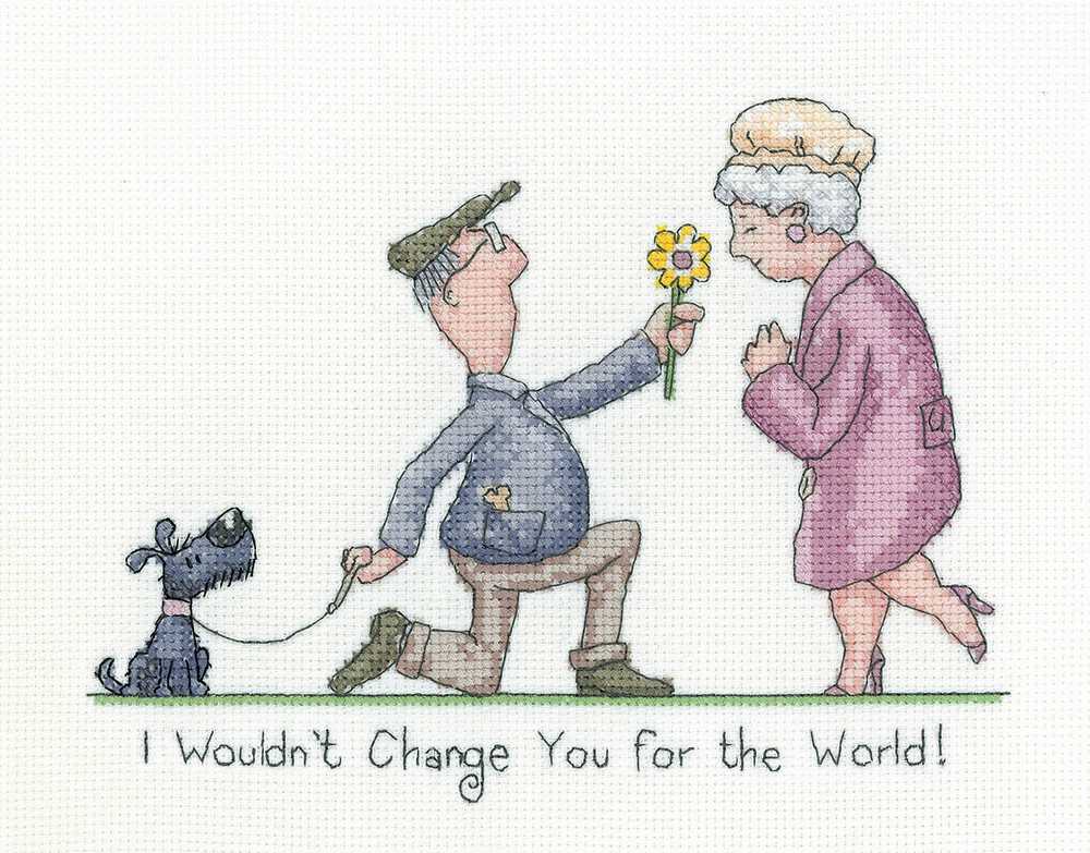 I Wouldn't Change You Cross Stitch Heritage Crafts