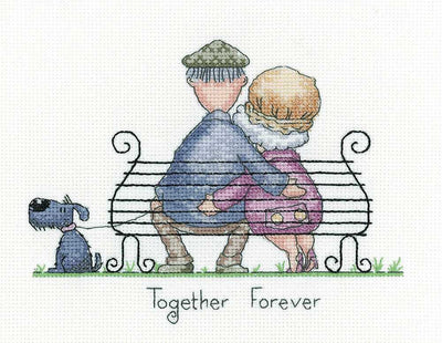 Together Forever Golden Years  Cross Stitch Heritage Crafts