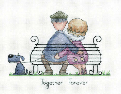 Together Forever Golden Years Cross Stitch Heritage Crafts