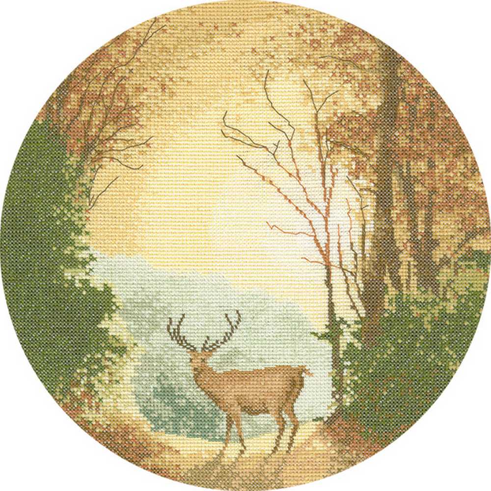 Autumn Light John Clayton Circles Cross Stitch CHART Heritage Crafts