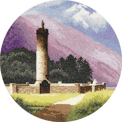 Bonnie Prince Charlie's Monument John Clayton Circles Cross Stitch CHART Heritage Crafts