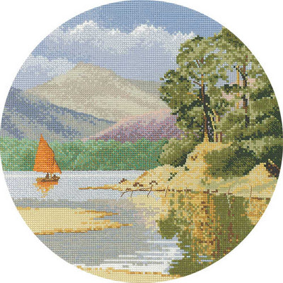 Calm Waters John Clayton Circles Cross Stitch CHART Heritage Crafts