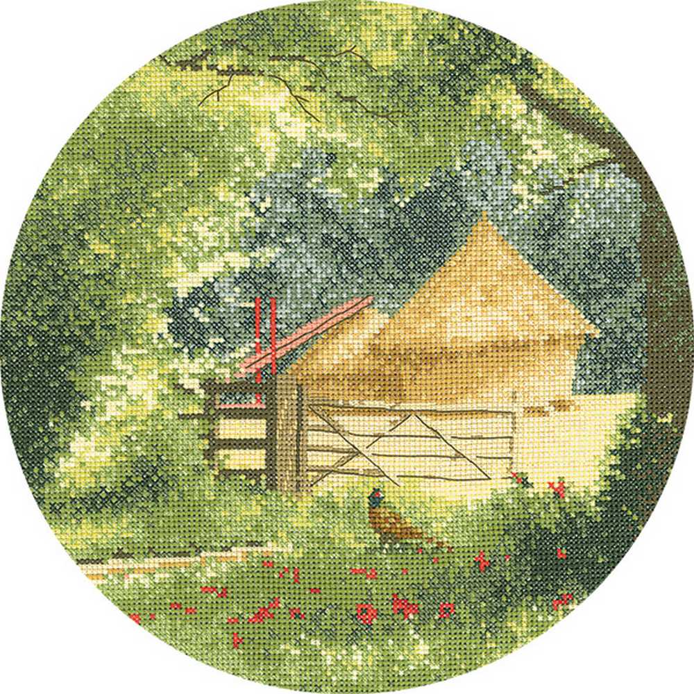 Haystacks John Clayton Circles Cross Stitch CHART Heritage Crafts