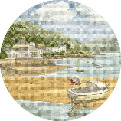 Low Tide John Clayton Circles Cross Stitch CHART Heritage Crafts