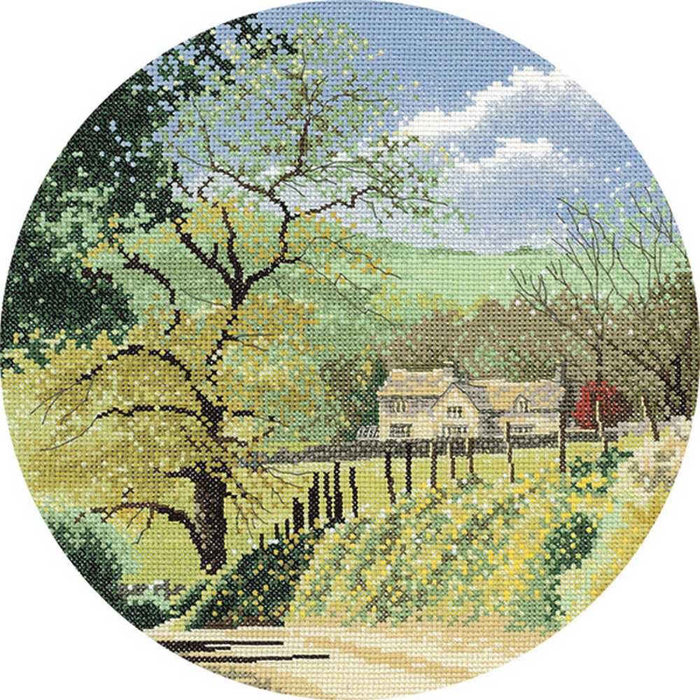 Primrose Bank John Clayton Circles Cross Stitch CHART Heritage Crafts
