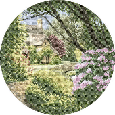 Secret Garden John Clayton Circles Cross Stitch CHART Heritage Crafts