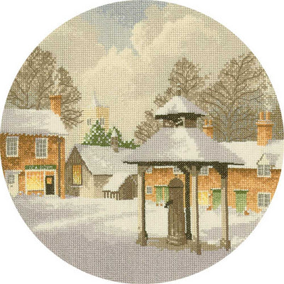 Winter Village John Clayton Circles Cross Stitch CHART Heritage Crafts