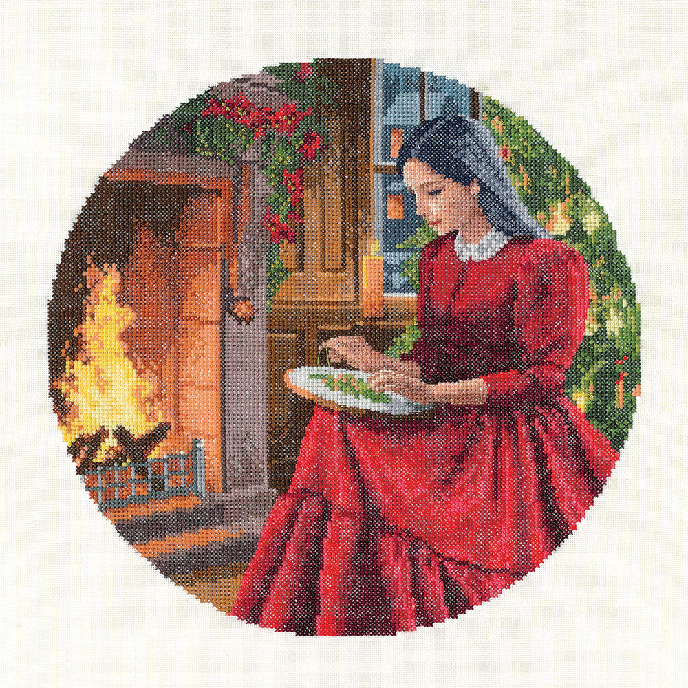 Catherine Elegance Cross Stitch Kit Heritage Crafts