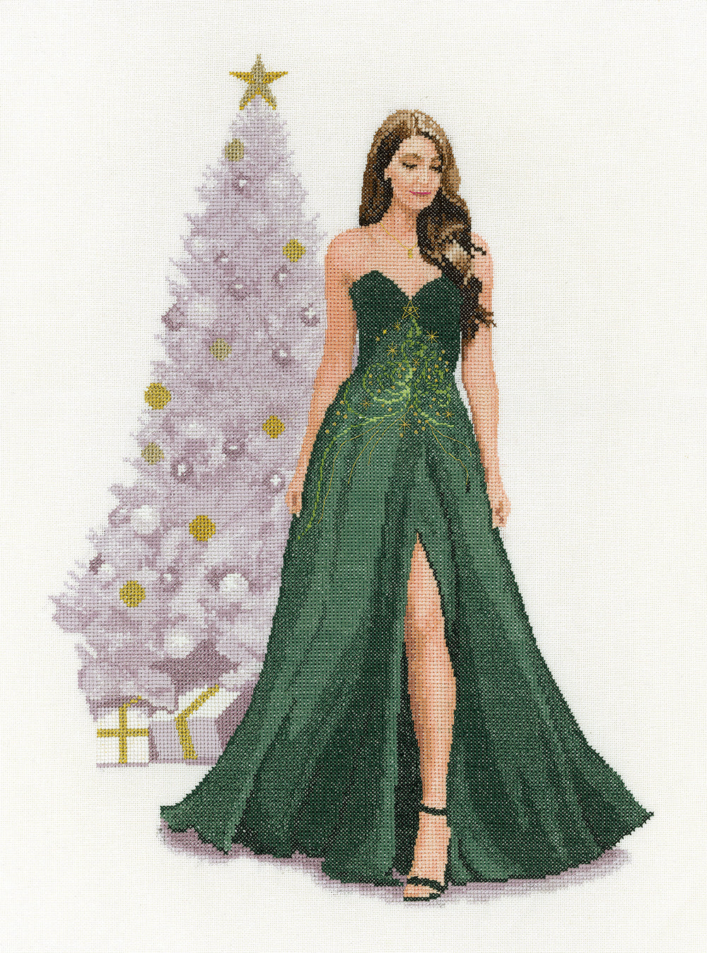 Eve Elegance Cross Stitch Kit Heritage Crafts