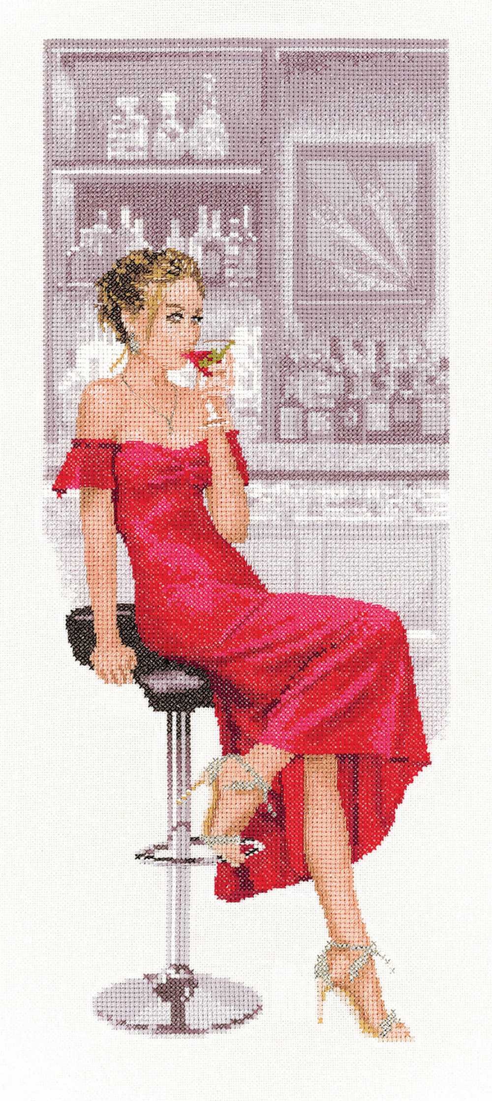 Paula Cross Stitch Kit Heritage Crafts (Evenweave)