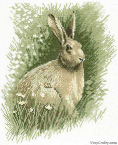 Brown Hare Cross Stitch CHART Heritage Crafts