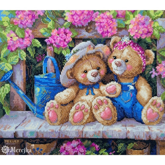 Garden Friends ~ Merejka Cross Stitch Kit