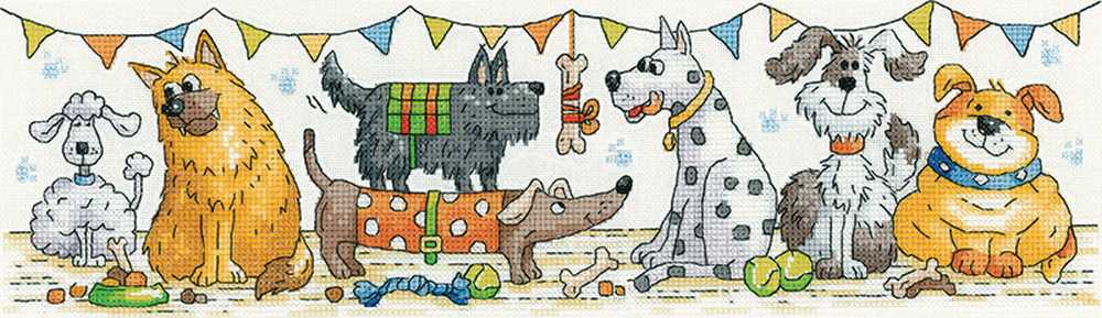 Dog Show Cross Stitch Kit Heritage Crafts