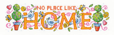 No Place Like Home Cross Stitch Heritage Crafts SALE (Copy)
