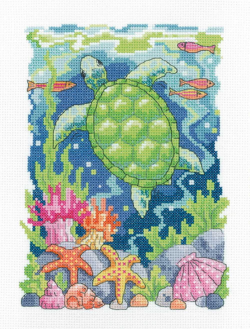 Turtle Cross Stitch Heritage Crafts SALE