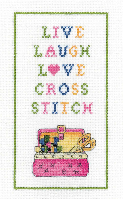 Love Cross Stitch  Cross Stitch Kit Heritage Crafts