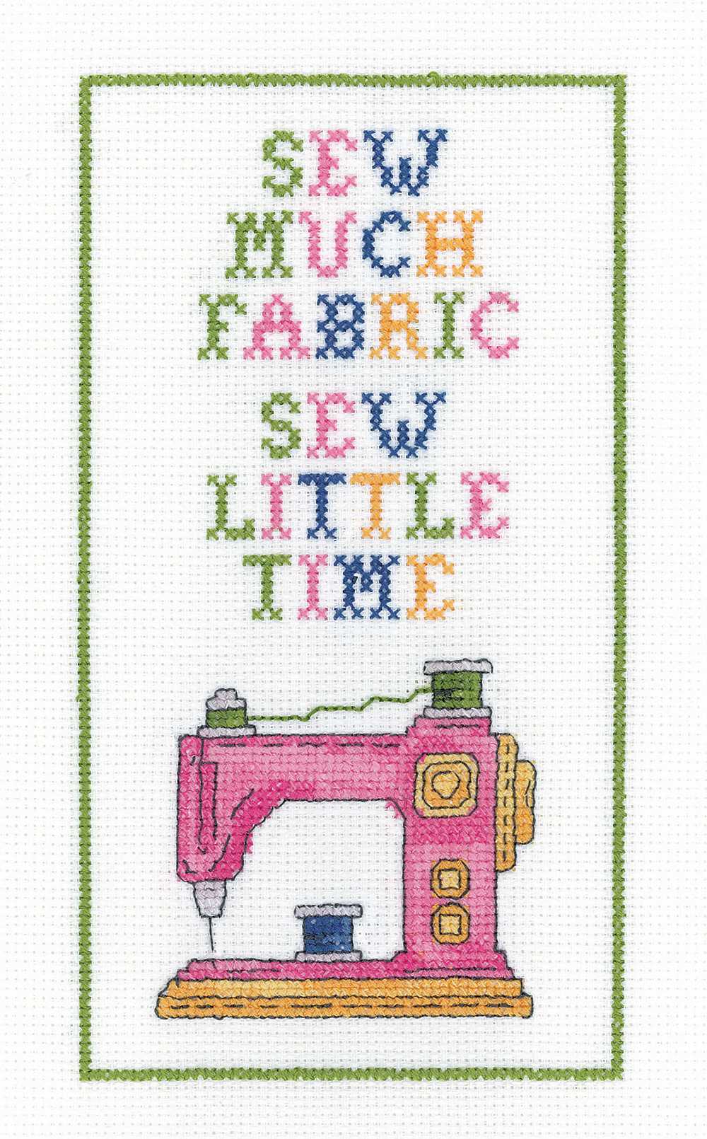 Sew Much Fabric Cross Stitch Kit Heritage Crafts