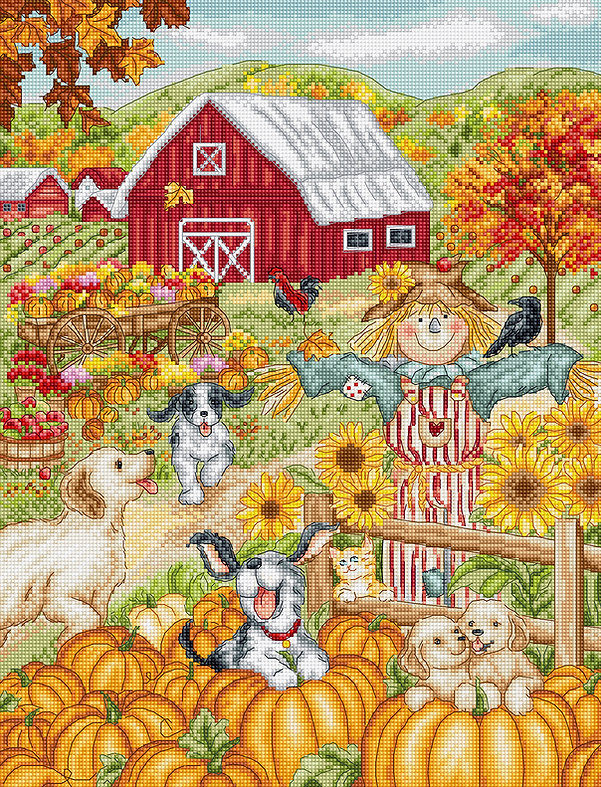 Autumn Farm Cross Stitch Kit - Letitstitch