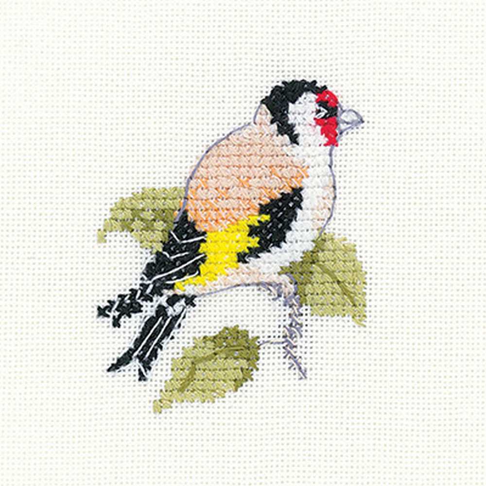 Goldfinch Cross Stitch Kit Heritage Crafts