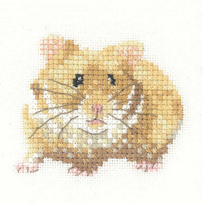 Hamster Cross Stitch Kit Heritage Crafts