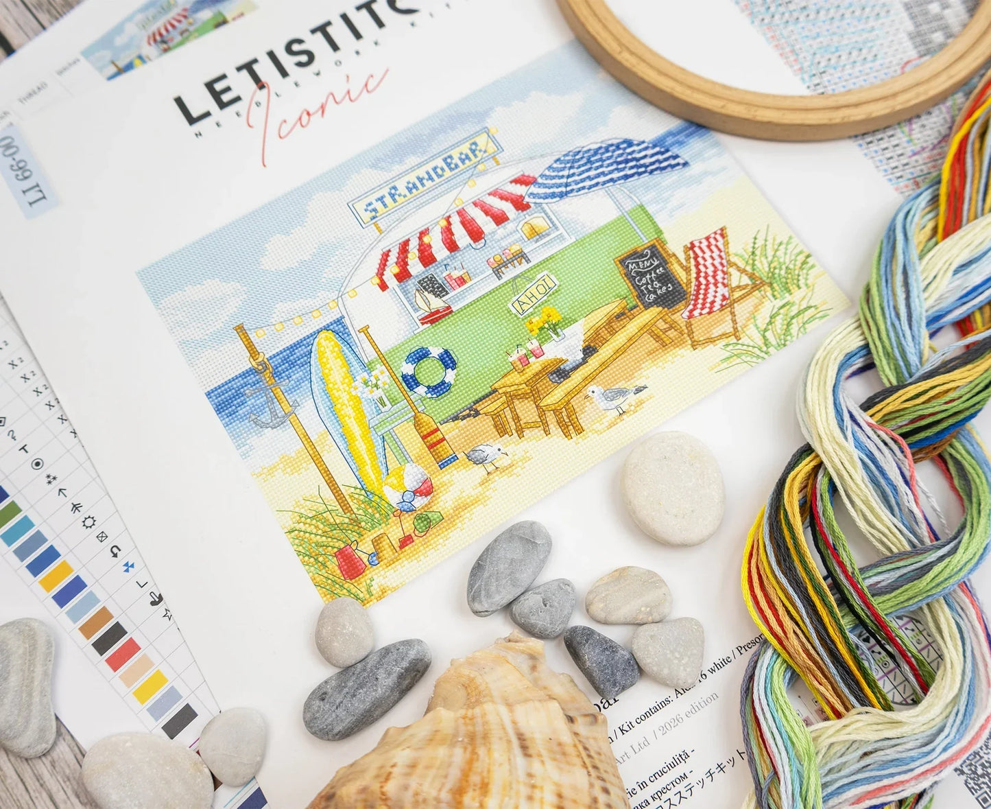 Strandbar Cross Stitch Kit - Letitstitch