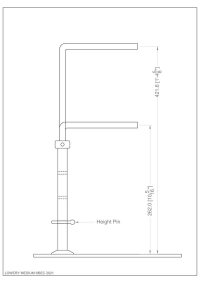 Lowery Workstand - Little Lowery MEDIUM (compatible with Stainless Steel Stand SS1)