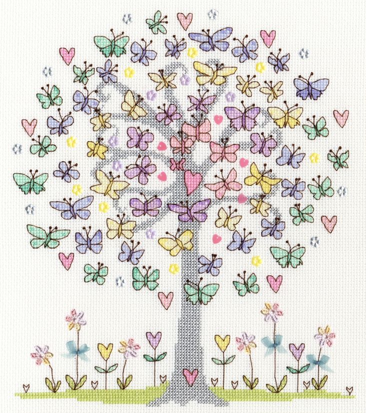 Love Spring - Counted Cross Stitch Kit by Bothy Threads