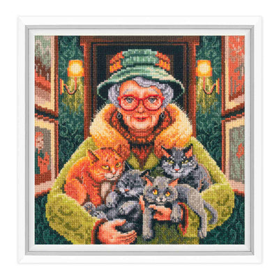 Cozy Hugs Cross Stitch Kit ~ RTO