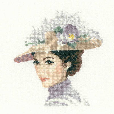 Rebecca in Miniature Cross Stitch Kit Heritage Crafts (Evenweave)