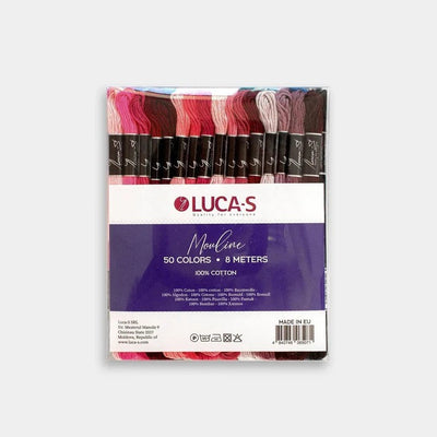 Mixed Stranded Cotton Thread Skein Pack 50 ~ Luca S