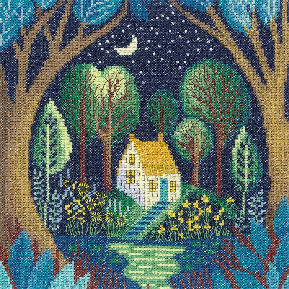 Verdant Canopy Cross Stitch Heritage Crafts