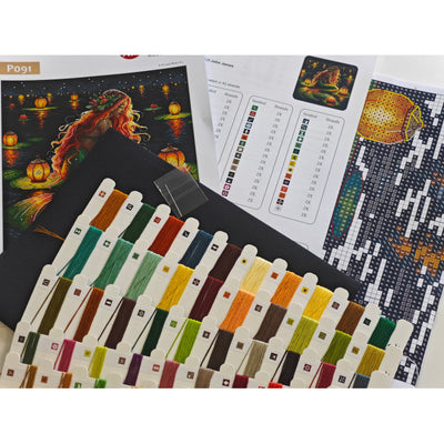 The Mermaid's Sanctuary Cross Stitch Kit ~ AVA Stitch