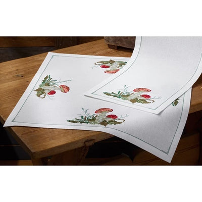 Amanita Table Centre Cross Stitch Kit ~ Permin