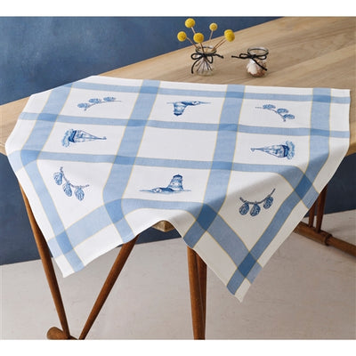 Lighthouse & Ship Tablecloth Cross Stitch Kit - Permin