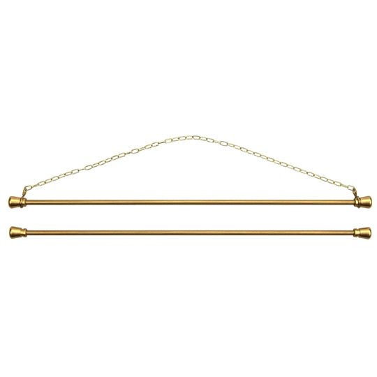 Brass Coloured Pair Bellpull Hanger Kit ~ Permin Various Sizes