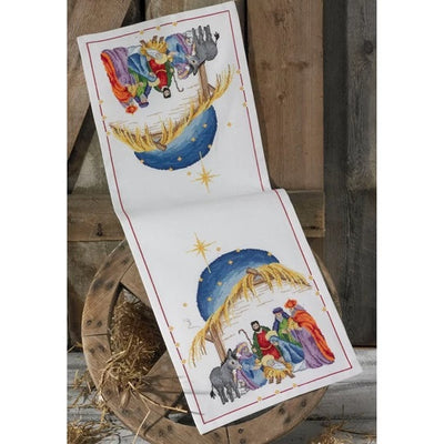 Nativity Table Runner Cross Stitch Kit - Permin